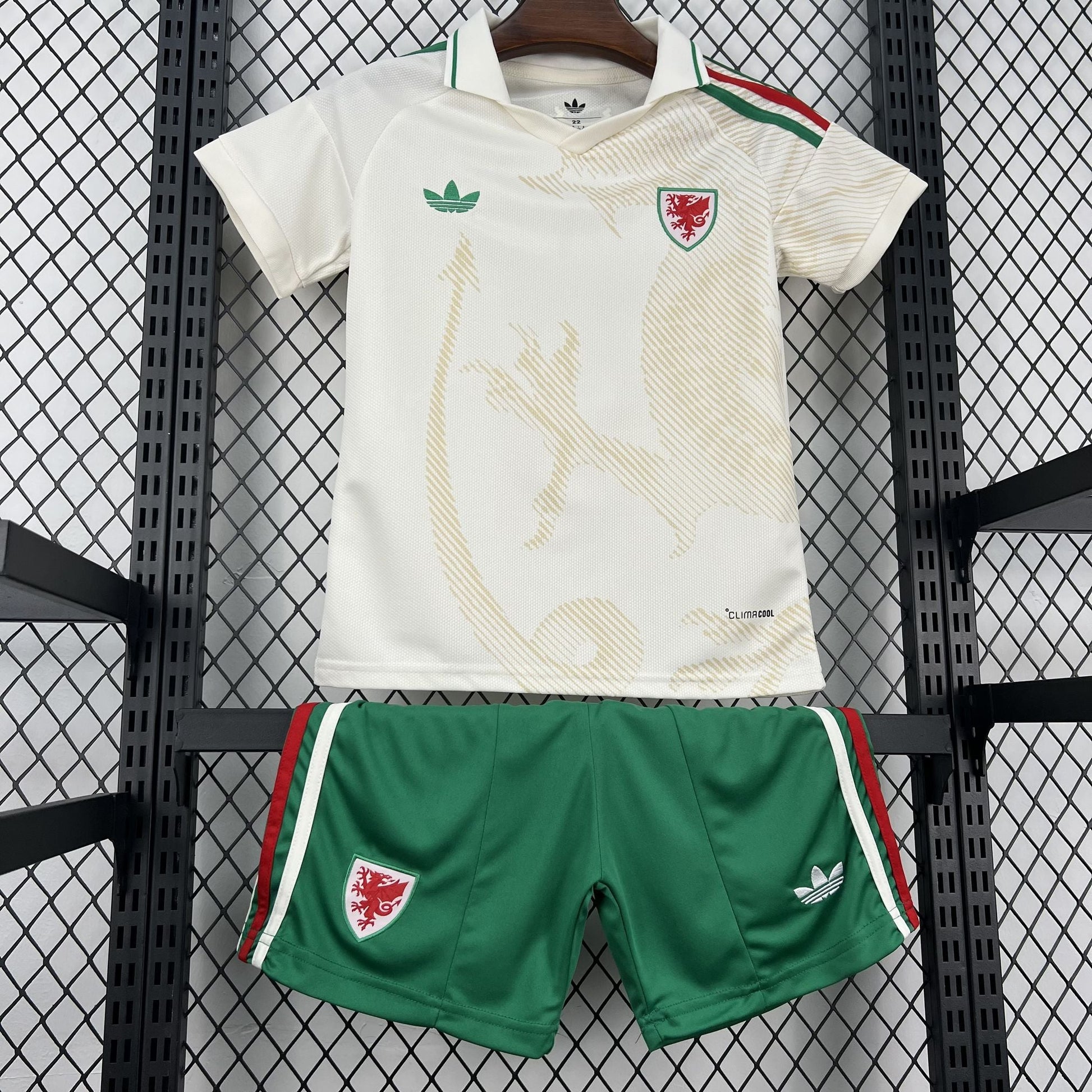 Wales 2026 Away World Cup Kids Jersey