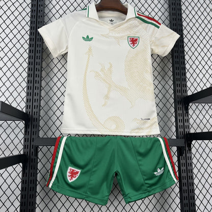 Wales 2026 Away World Cup Kids Jersey