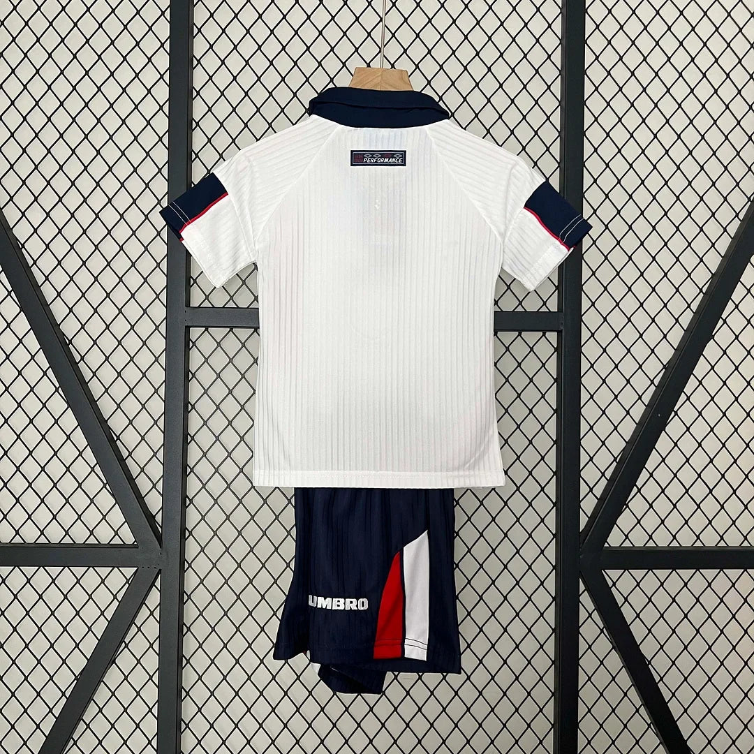 Retro England 1998 Home Kids Jersey