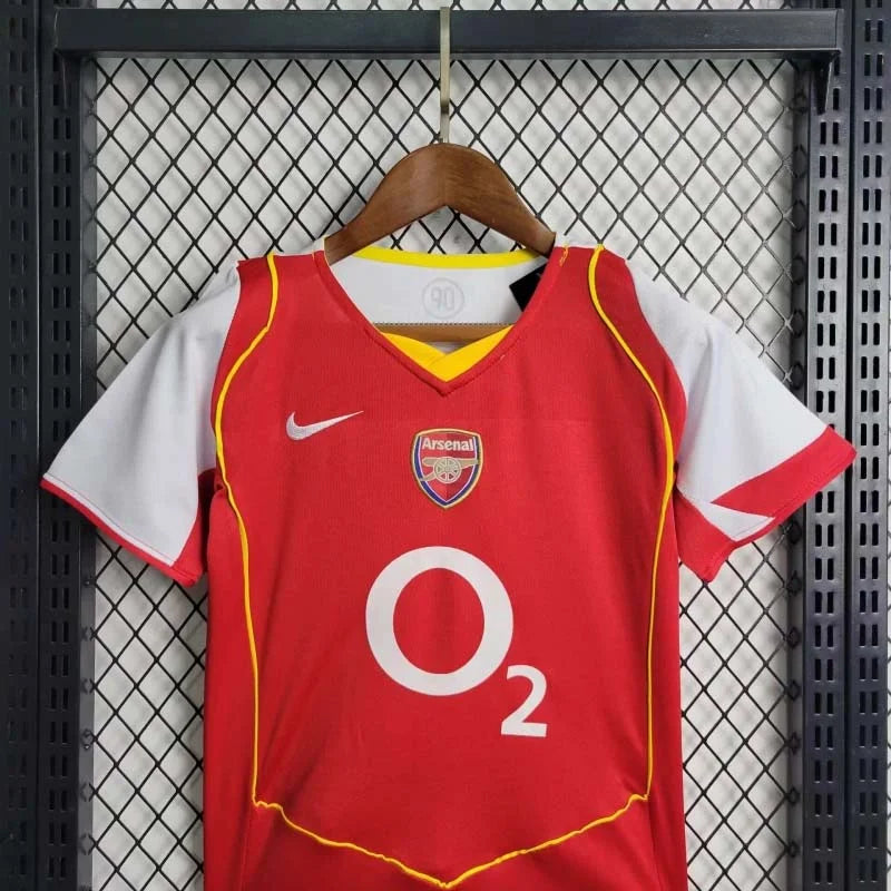 Retro Arsenal 2004-2005 Home Kids Jersey