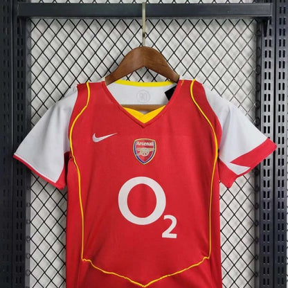 Retro Arsenal 2004-2005 Home Kids Jersey