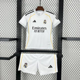 Real Madrid 2025/2026 Home Kids Jersey