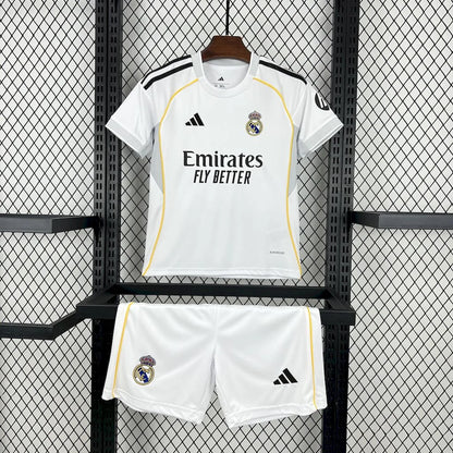Real Madrid 2025/2026 Home Kids Jersey