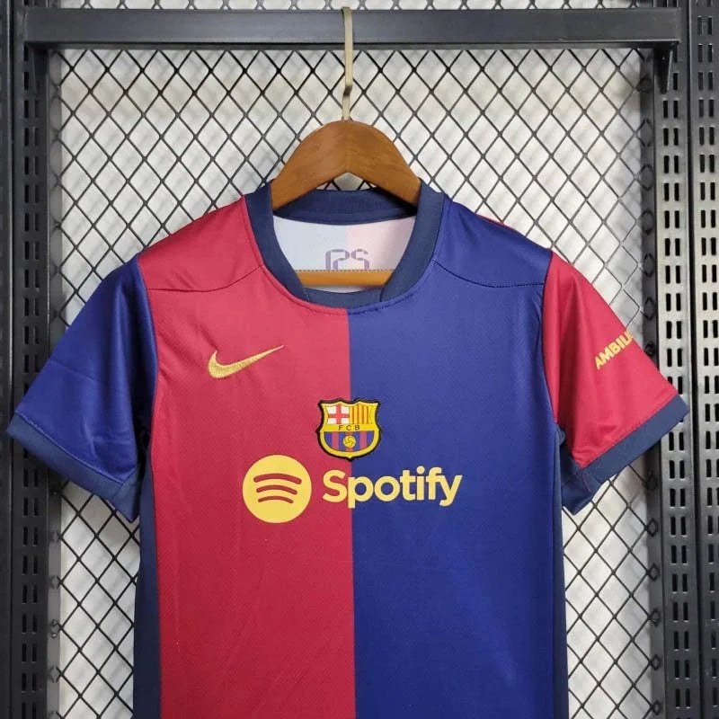 Barcelona 2024/2025 Home Design 2 Kids Jersey