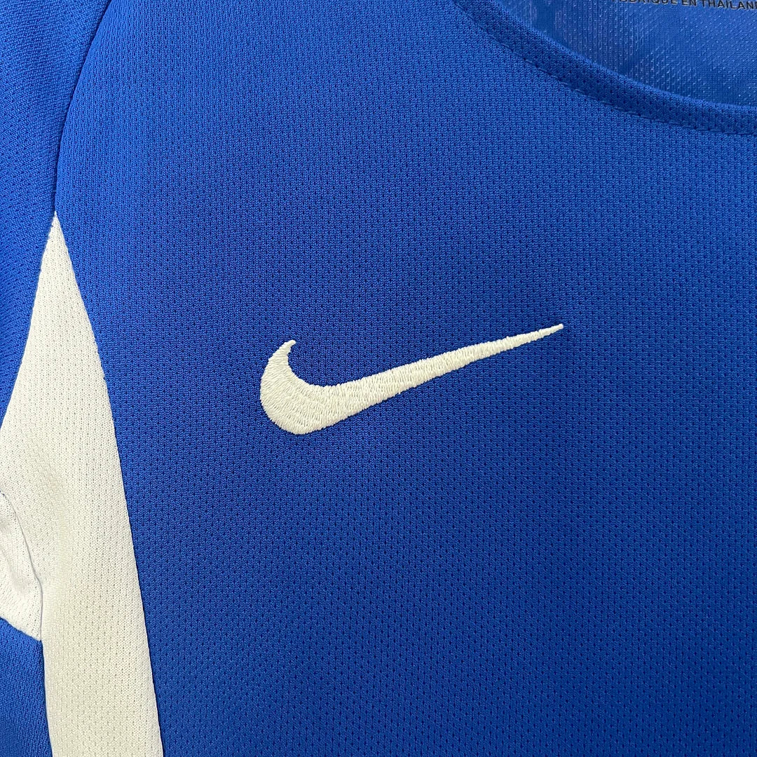 Retro Brazil 2002 Away Kids Jersey