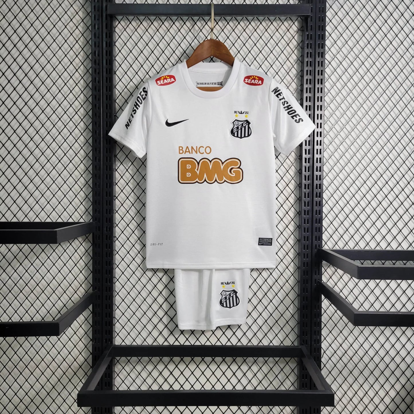 Retro Santos 2012 Home Kids Jersey
