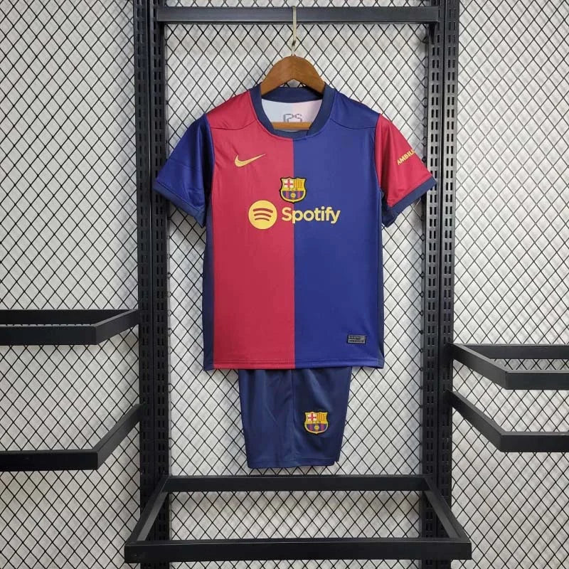 Barcelona 2024/2025 Home Design 2 Kids Jersey