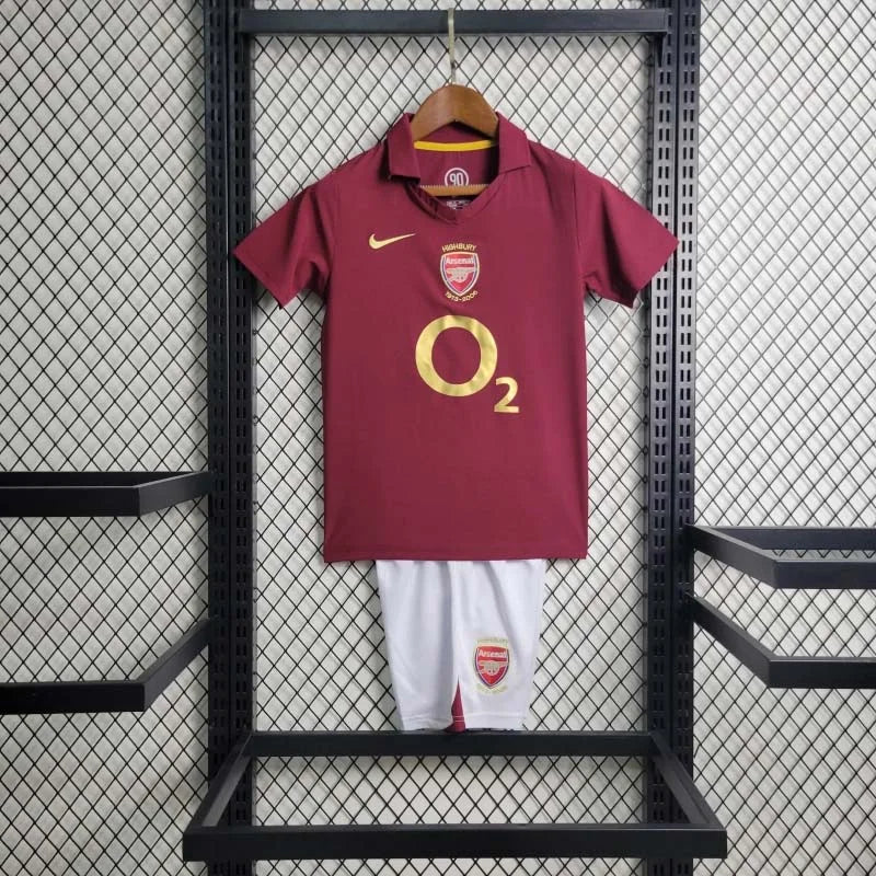 Retro Arsenal 2005/2006 Home Kids Jersey