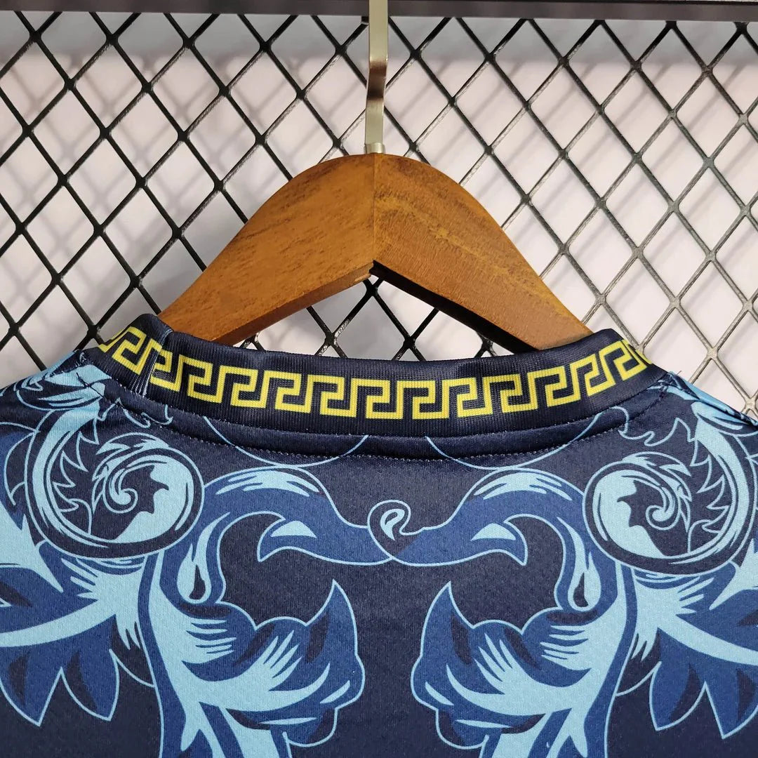 Italy Versace 2024 Blue Special Edition Jersey