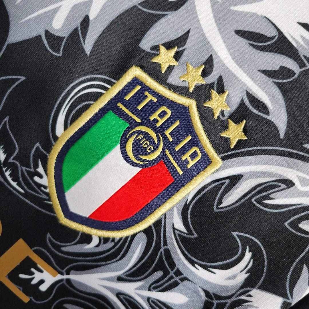 Italy × Versace 2024 Black Special Edition Jersey