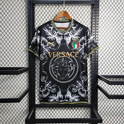 Italy × Versace 2024 Black Special Edition Jersey