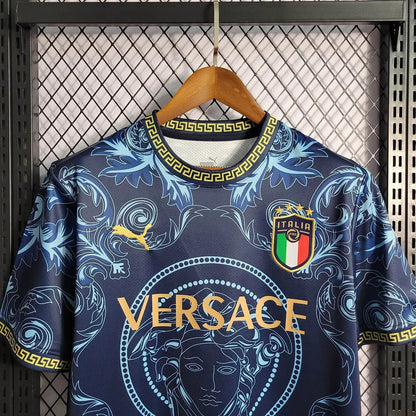 Italy Versace 2024 Blue Special Edition Jersey