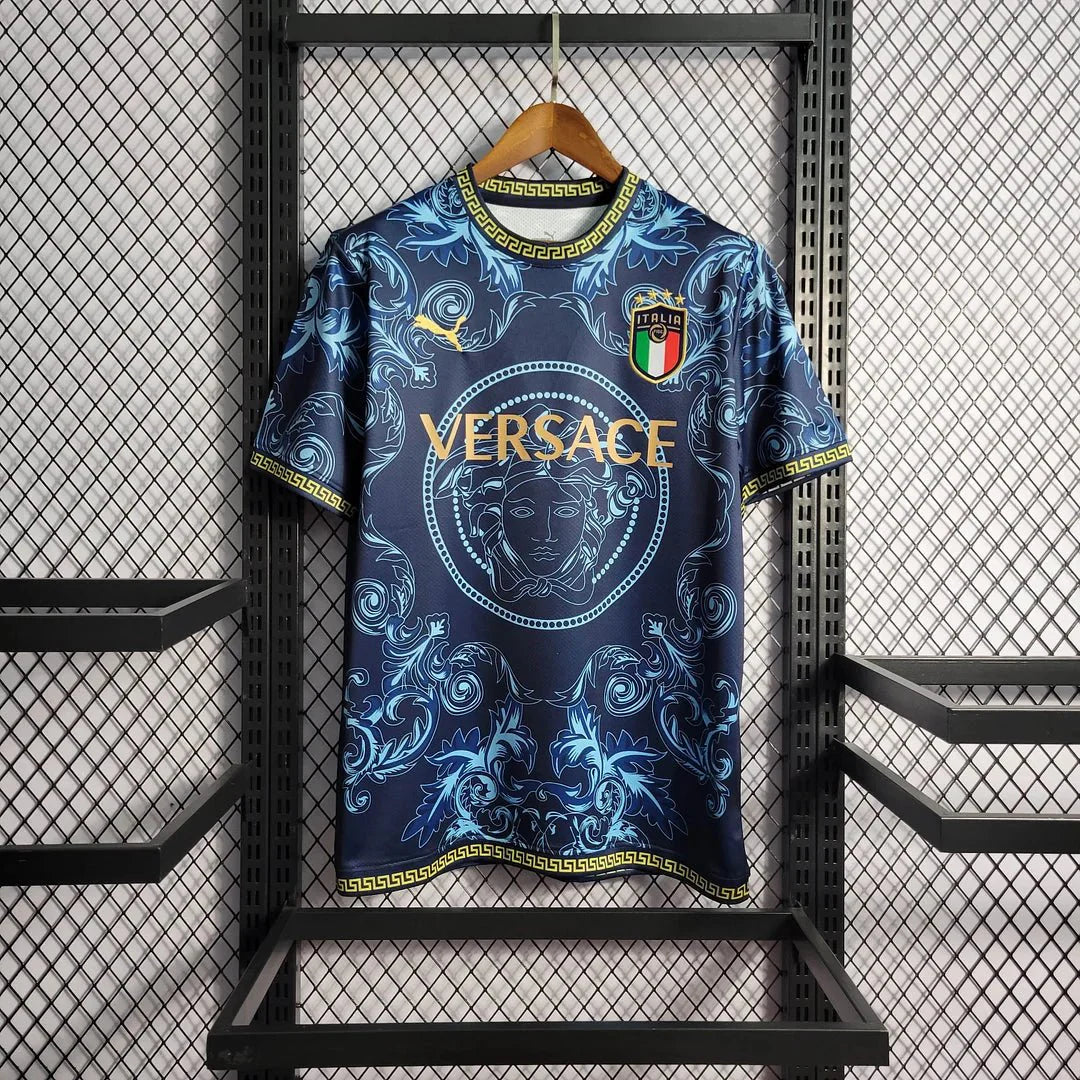 Italy Versace 2024 Blue Special Edition Jersey