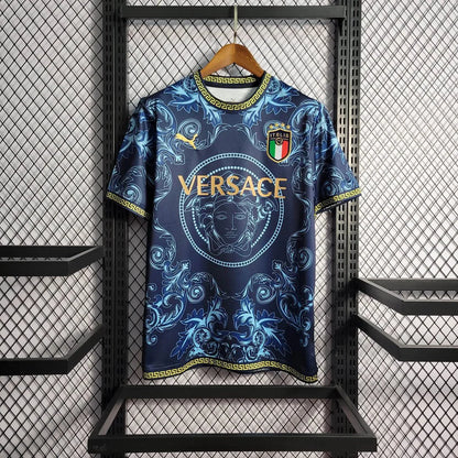 Italy Versace 2024 Blue Special Edition Jersey