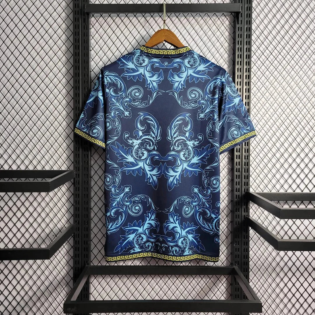Italy Versace 2024 Blue Special Edition Jersey