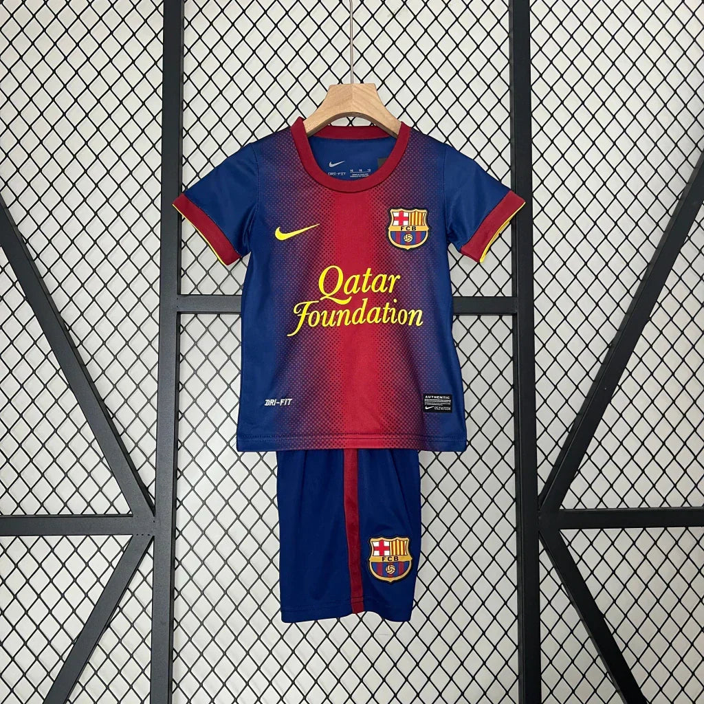 Retro Barcelona 2012/2013 Home Kids Jersey