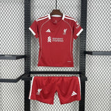 Liverpool 2025/2026 Home Kids Jersey