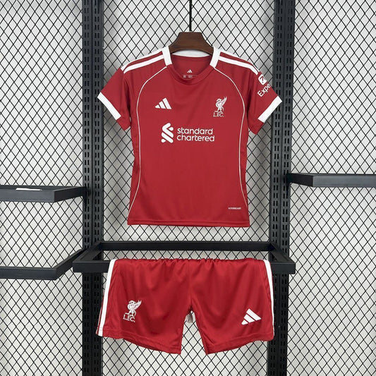 Liverpool 2025/2026 Home Kids Jersey