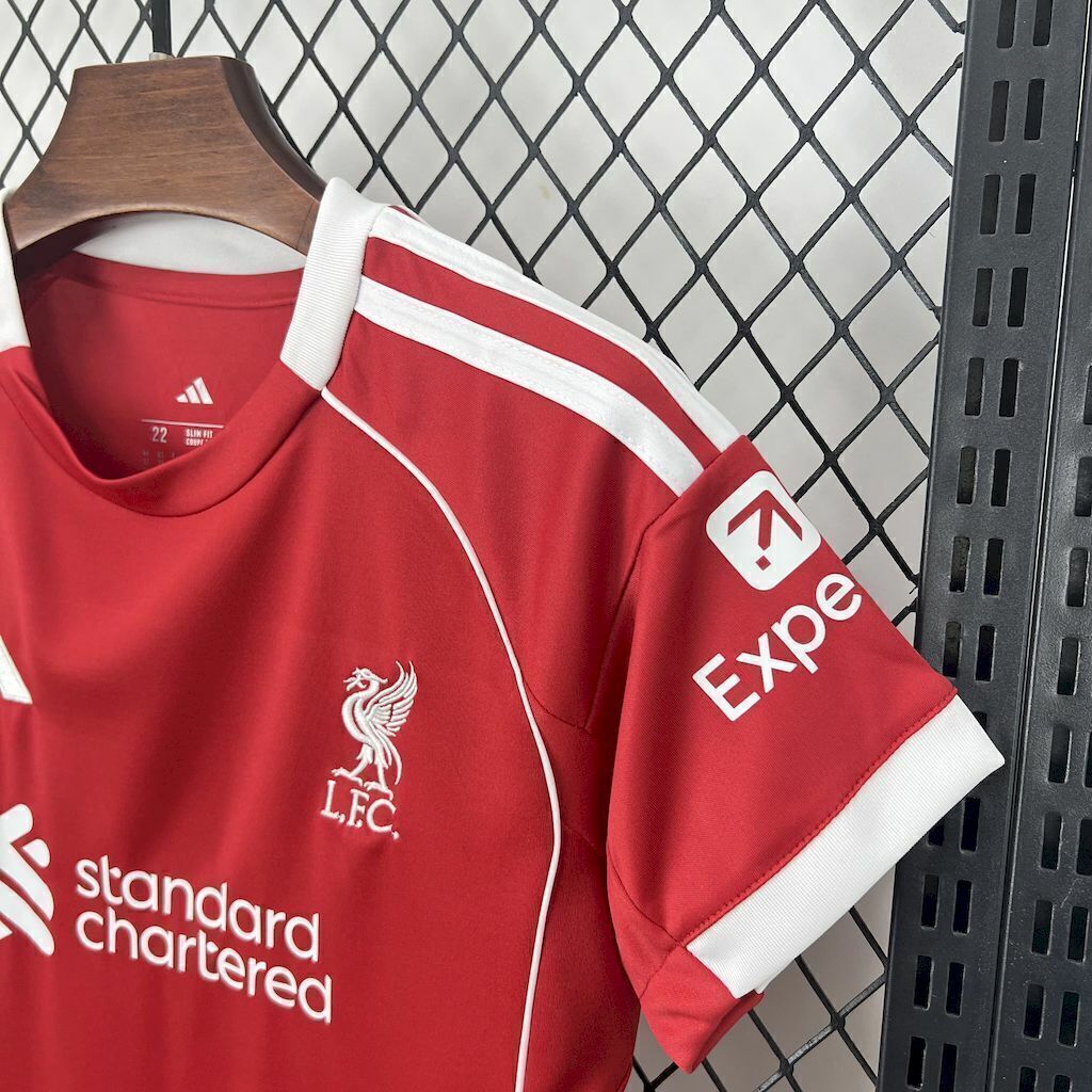 Liverpool 2025/2026 Home Kids Jersey