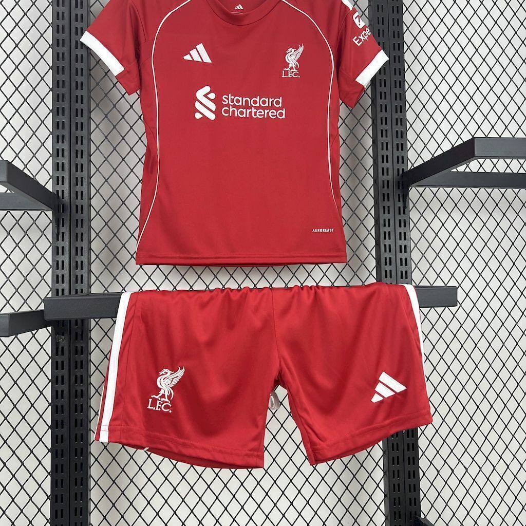 Liverpool 2025/2026 Home Kids Jersey