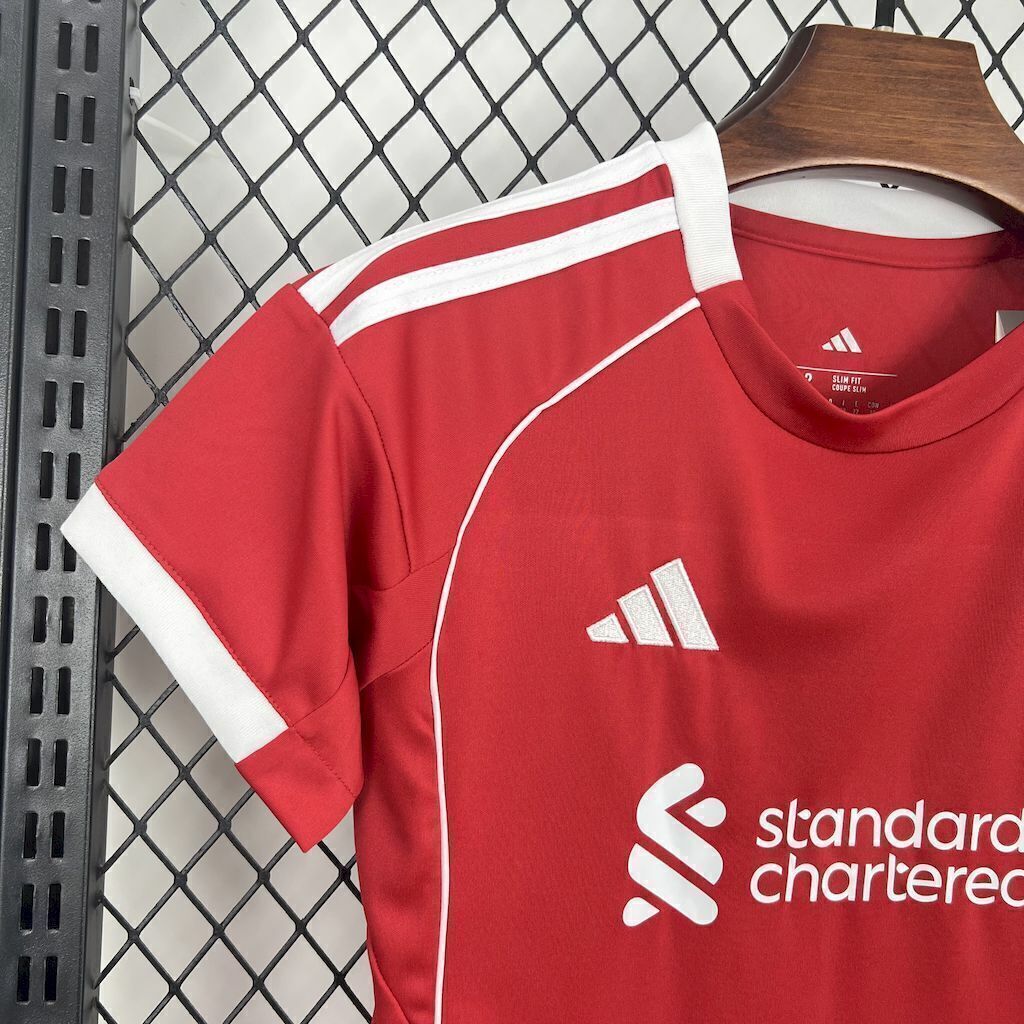 Liverpool 2025/2026 Home Kids Jersey