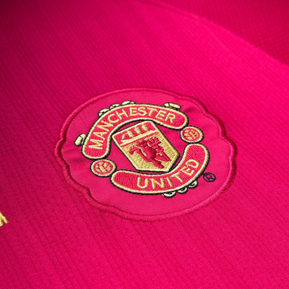 Retro Manchester United 2007 Long Sleeve Champions League Home Jersey