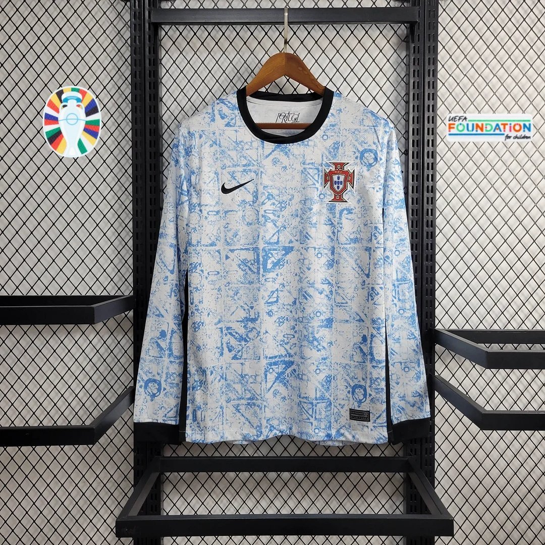 Portugal 2024 Long Sleeve Away Jersey