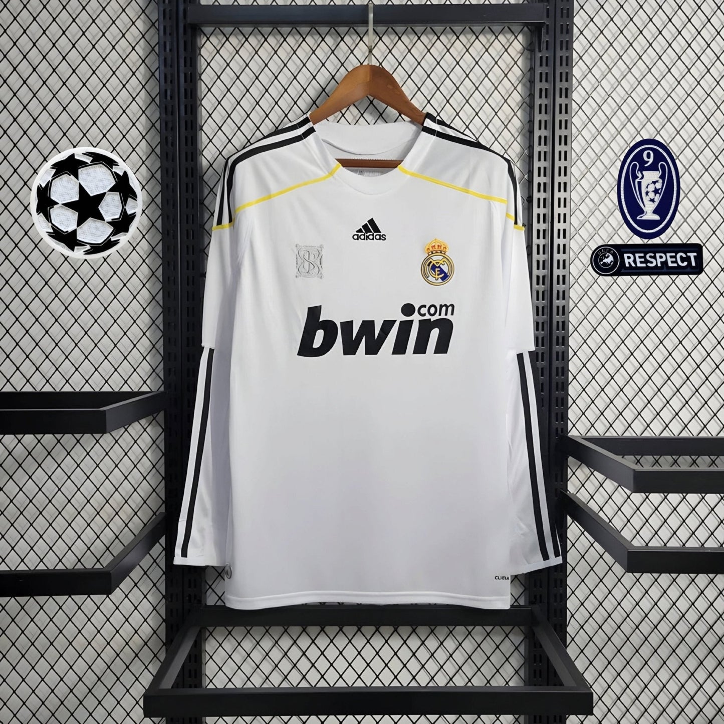 Retro Real Madrid 2009 Long Sleeve Home Jersey