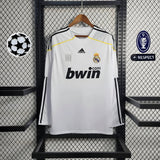 Retro Real Madrid 2009 Long Sleeve Home Jersey