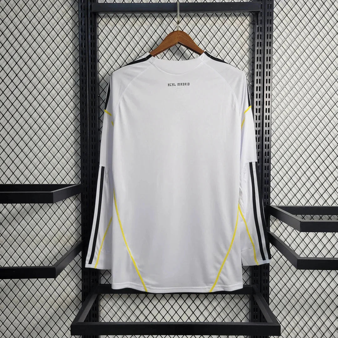 Retro Real Madrid 2009 Long Sleeve Home Jersey