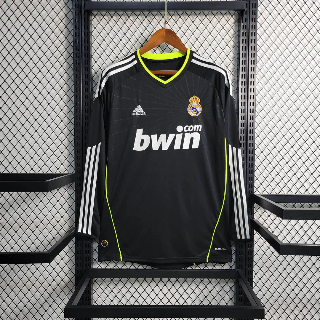 Retro Real Madrid 2010 Long Sleeve Away Jersey