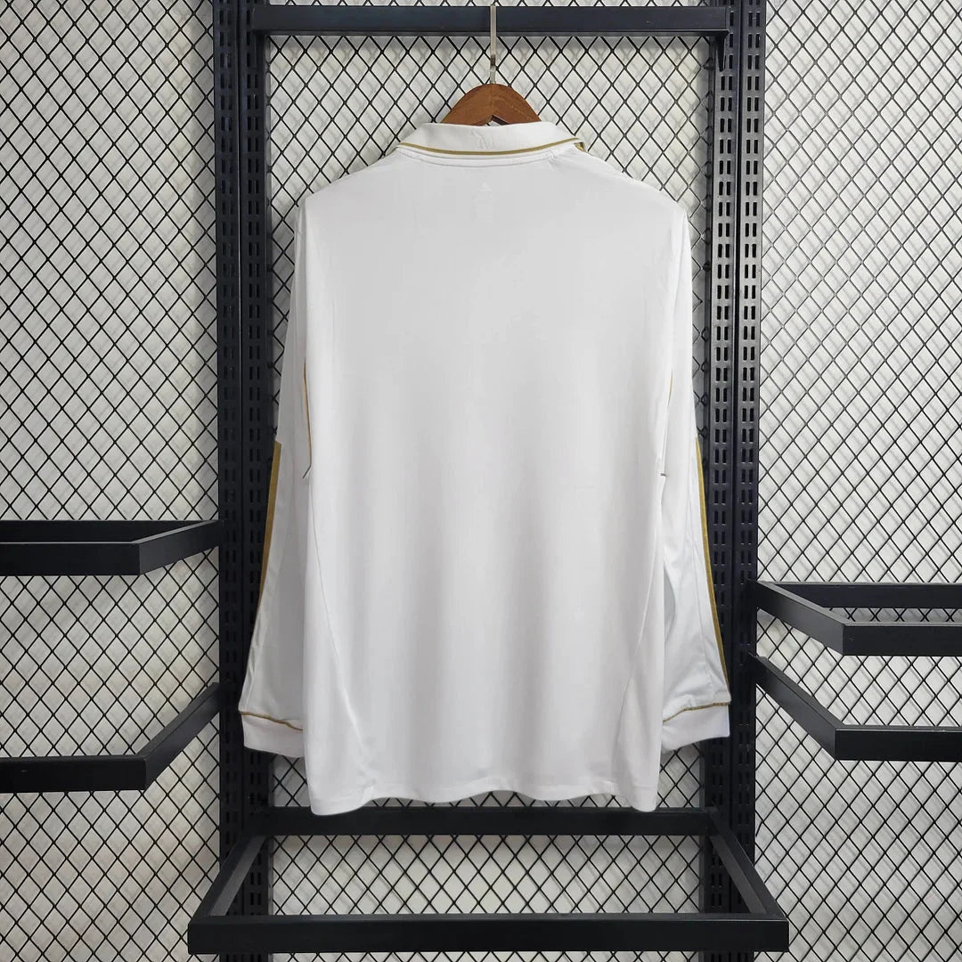 Retro Real Madrid 2011 Long Sleeve Home Jersey