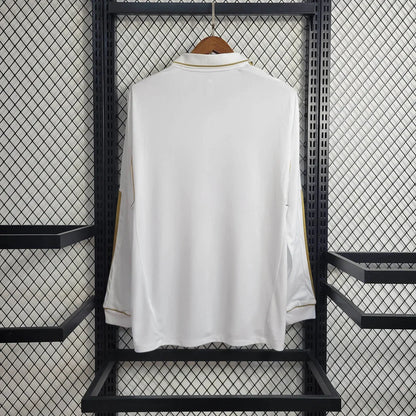 Retro Real Madrid 2011 Long Sleeve Home Jersey