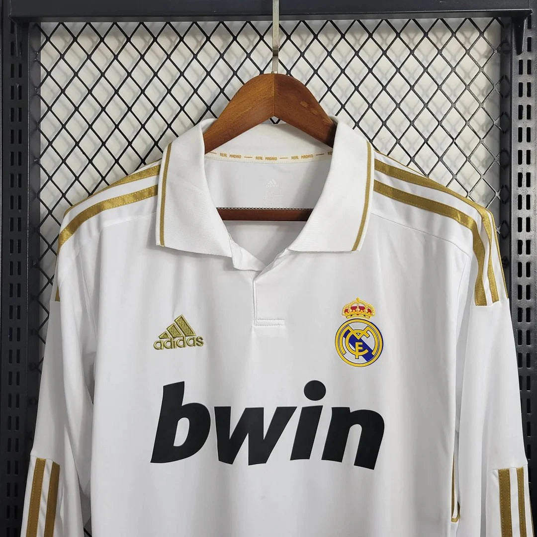 Retro Real Madrid 2011 Long Sleeve Home Jersey