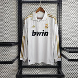 Retro Real Madrid 2011 Long Sleeve Home Jersey