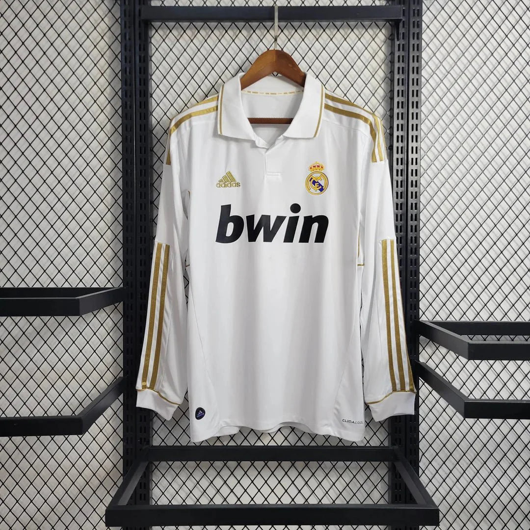 Retro Real Madrid 2011 Long Sleeve Home Jersey