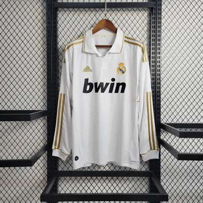 Retro Real Madrid 2011 Long Sleeve Home Jersey