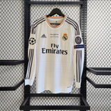 Retro Real Madrid 2013 Home Long Sleeve Champions League Jersey