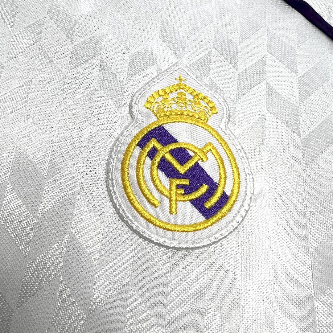 Retro Real Madrid 1988 Home Jersey