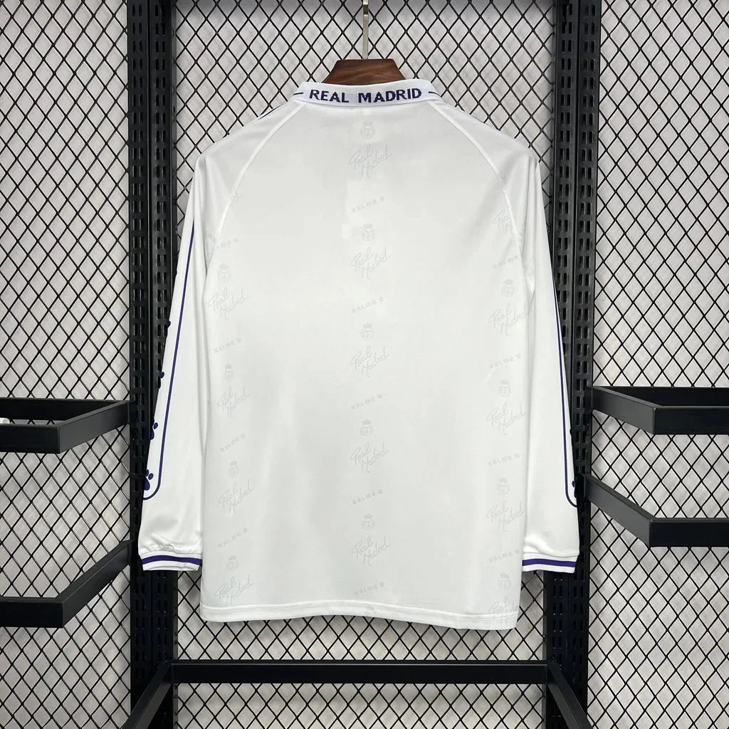 Retro Real Madrid 1994 Long Sleeve Home Jersey
