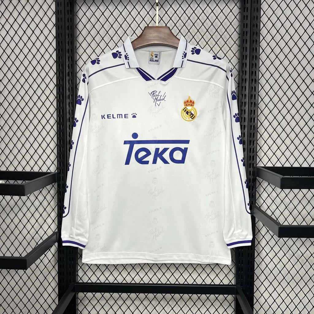 Retro Real Madrid 1994 Long Sleeve Home Jersey