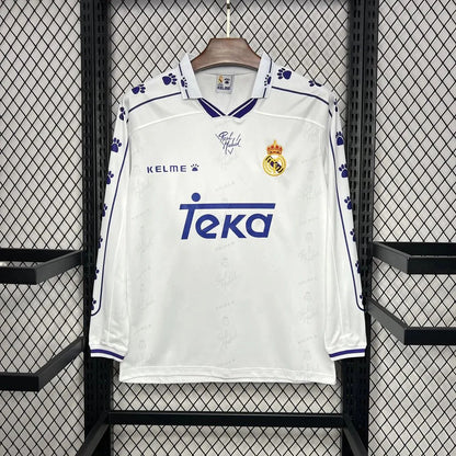 Retro Real Madrid 1994 Long Sleeve Home Jersey
