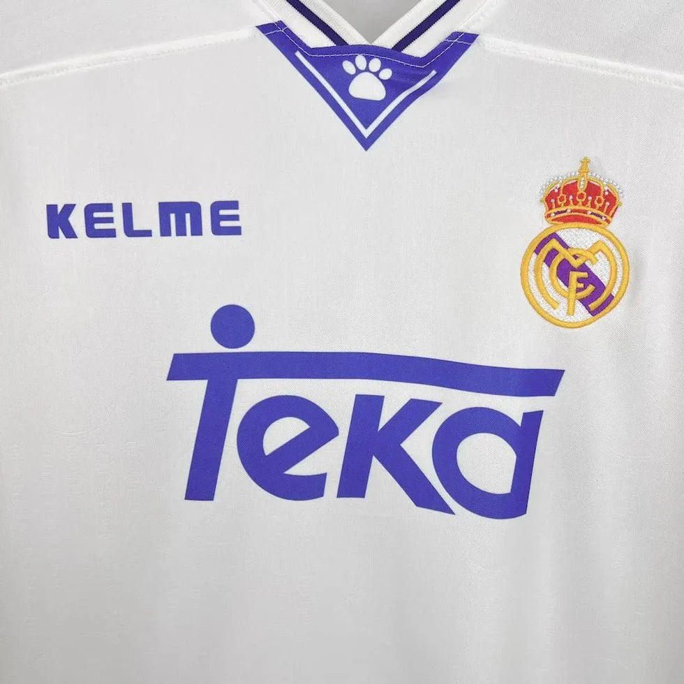 Retro Real Madrid 1996 Home Jersey