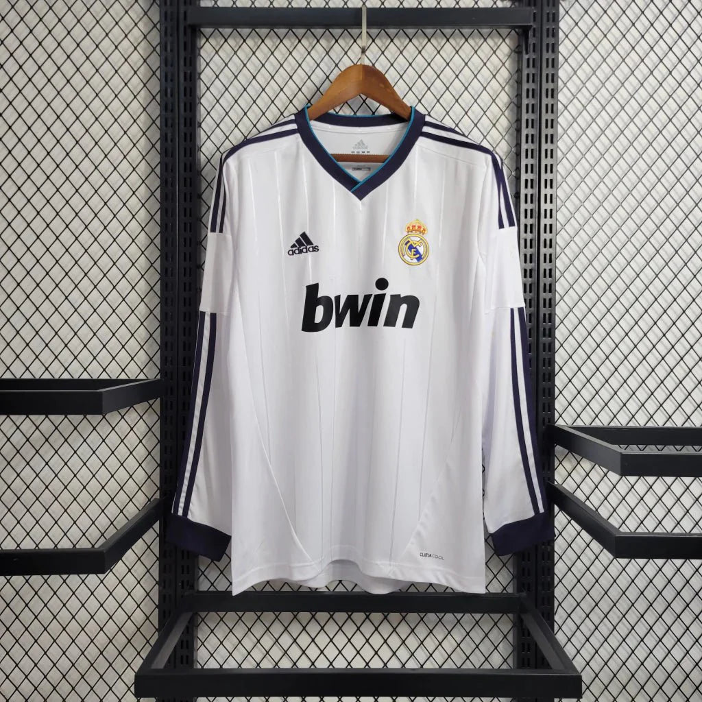 Retro Real Madrid 2012 Long Sleeve Home Jersey