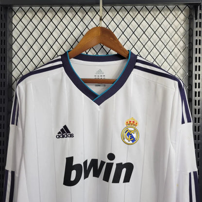 Retro Real Madrid 2012 Long Sleeve Home Jersey