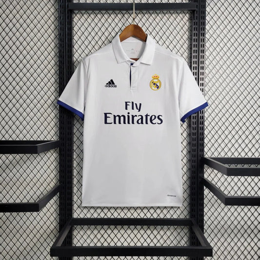 Retro Real Madrid 2016 Home Jersey