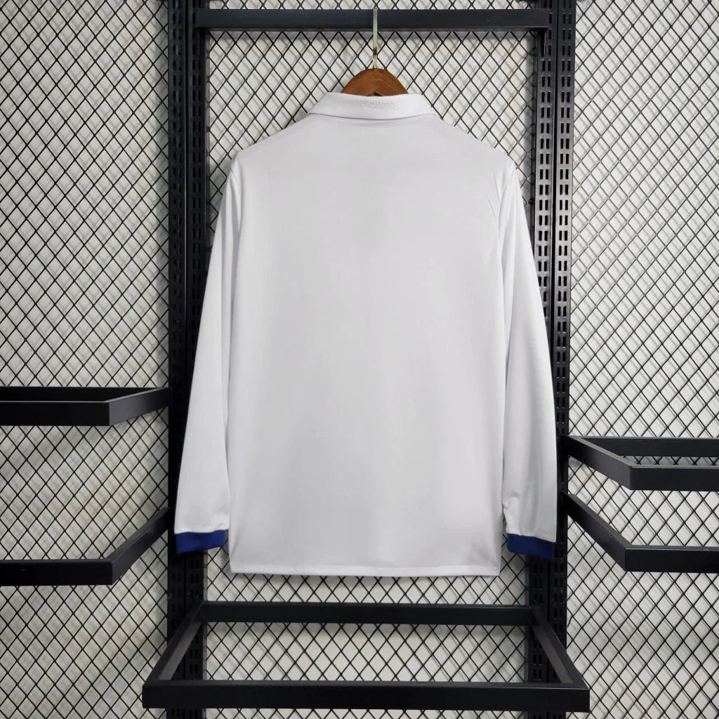 Retro Real Madrid 2016 Long Sleeve Home Jersey