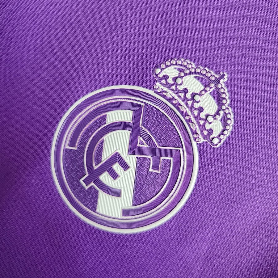 Retro Real Madrid 2016 Long Sleeve Away Champions League Jersey