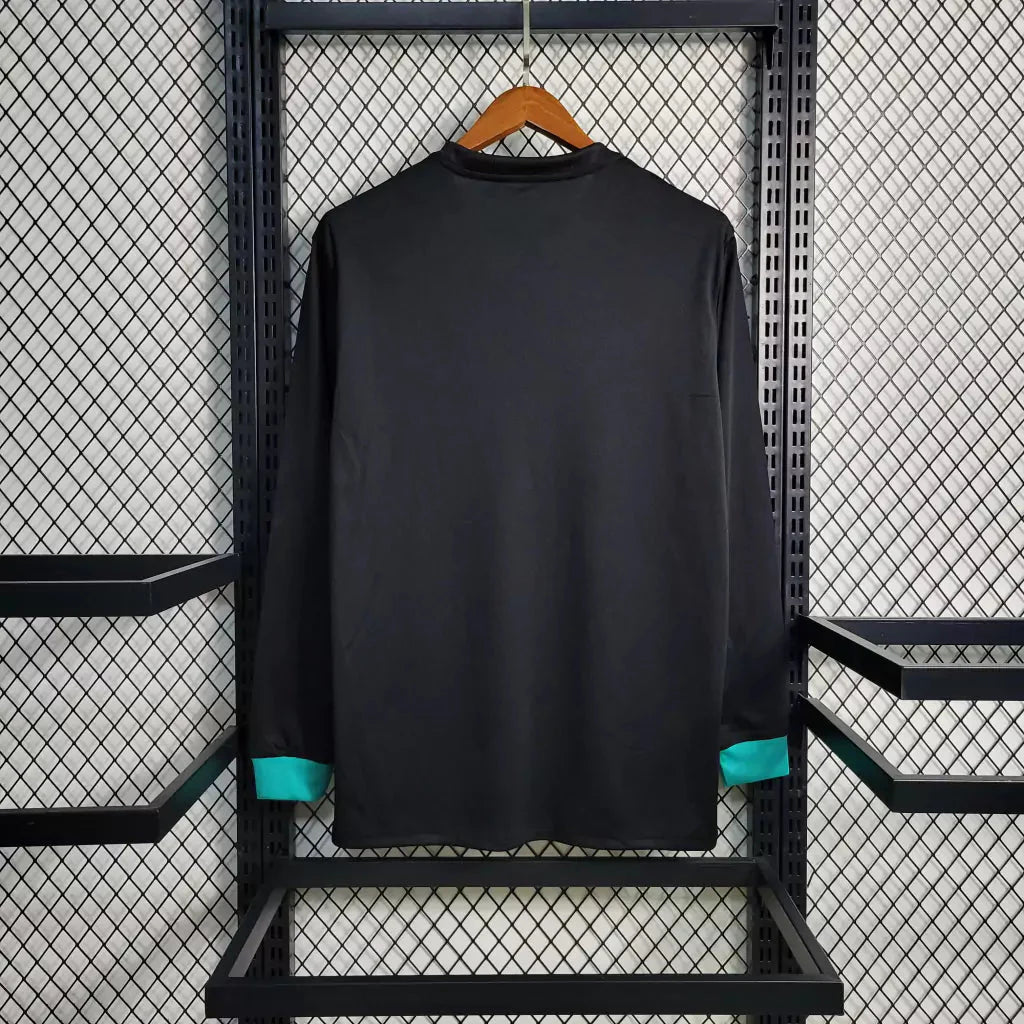 Retro Real Madrid 2017 Long Sleeve Away Jersey