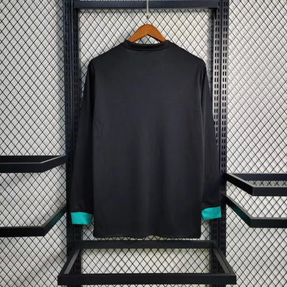 Retro Real Madrid 2017 Long Sleeve Away Jersey